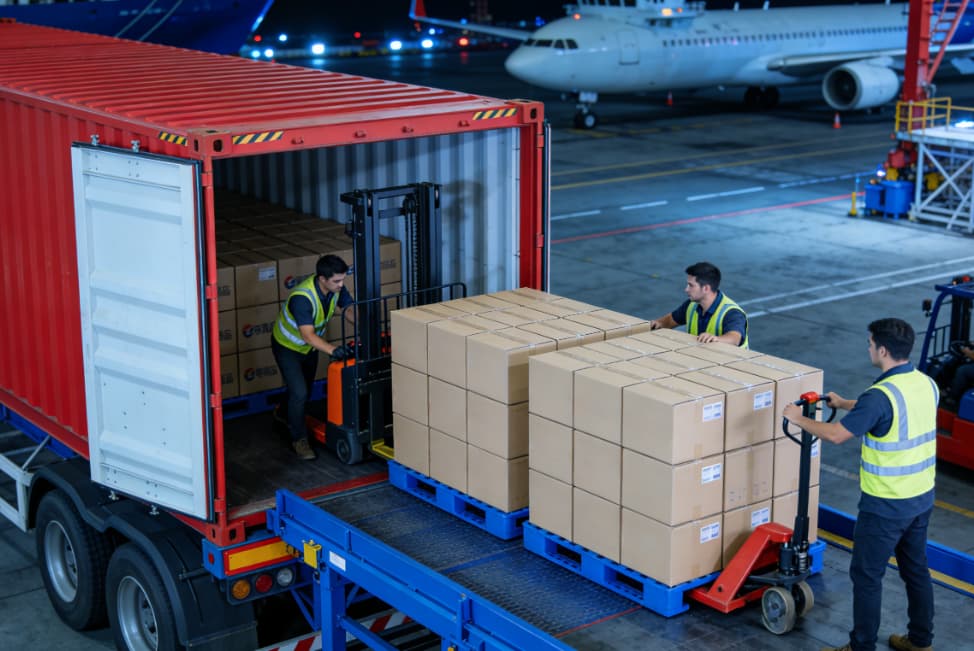 الخدمات اللوجستية الدولية للتجارة الإلكترونية