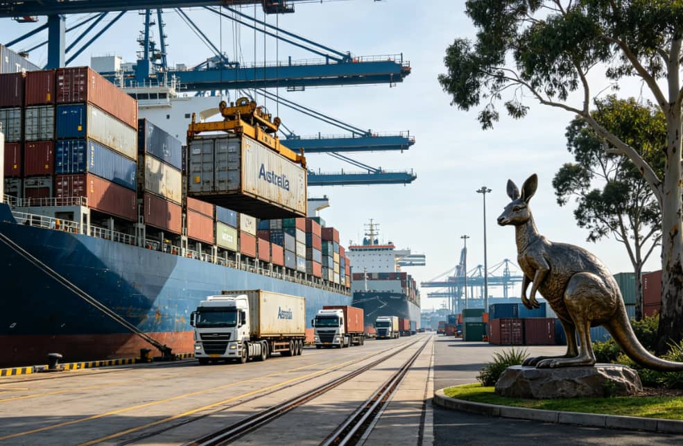 وكيل الشحن الصين إلى أستراليا